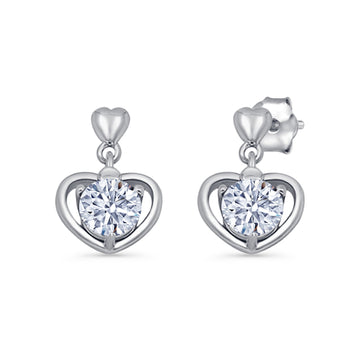 Heart Stud Earring